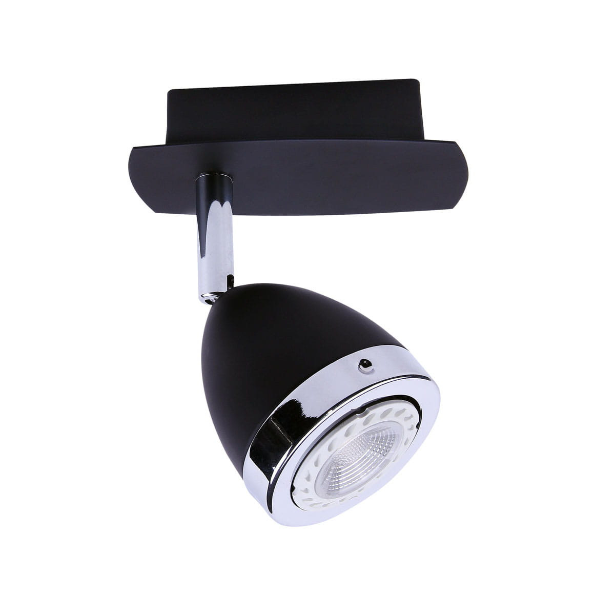 Kinkiet czarny-chromowany CALASA 1xGU10x35W wym:12x10x10cm IP20 Italux
