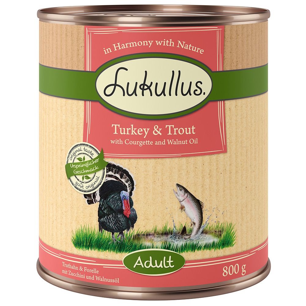Lukullus Adult Turkey & Trout - Grain-Free