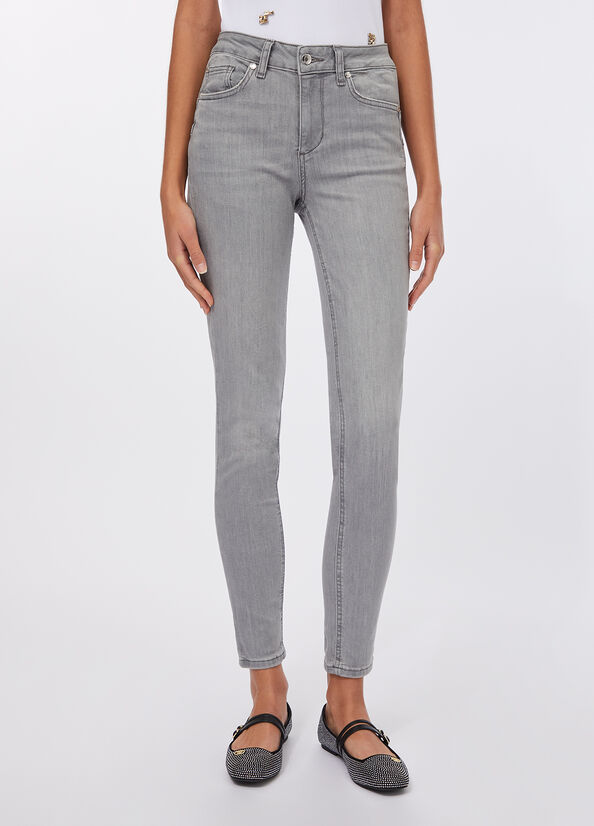 Jeans skinny a vita alta