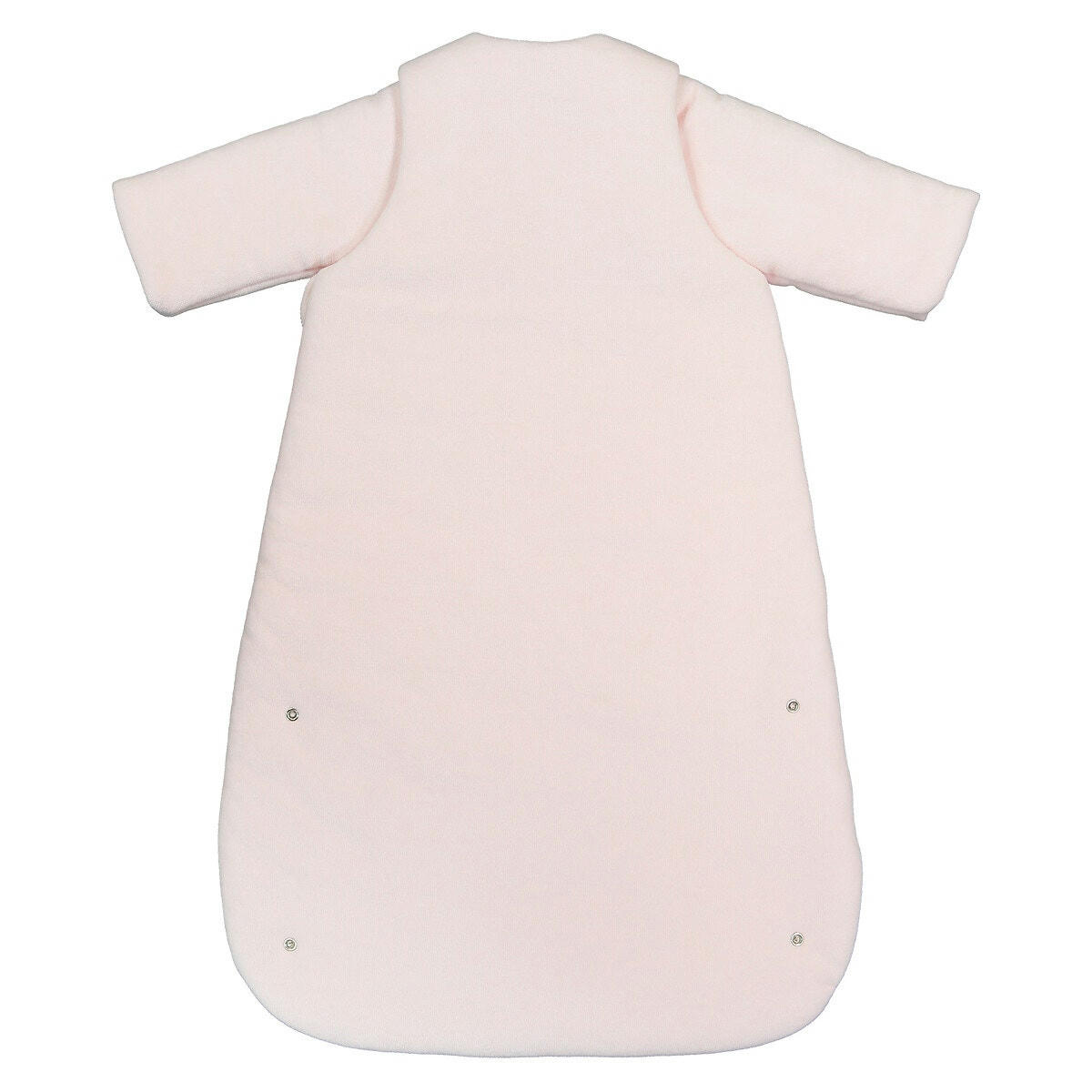 Gigoteuse manches amovibles velours, Lapin fleuri