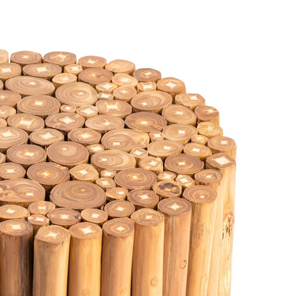 JATI - Table d'appoint ronde petite  en teck