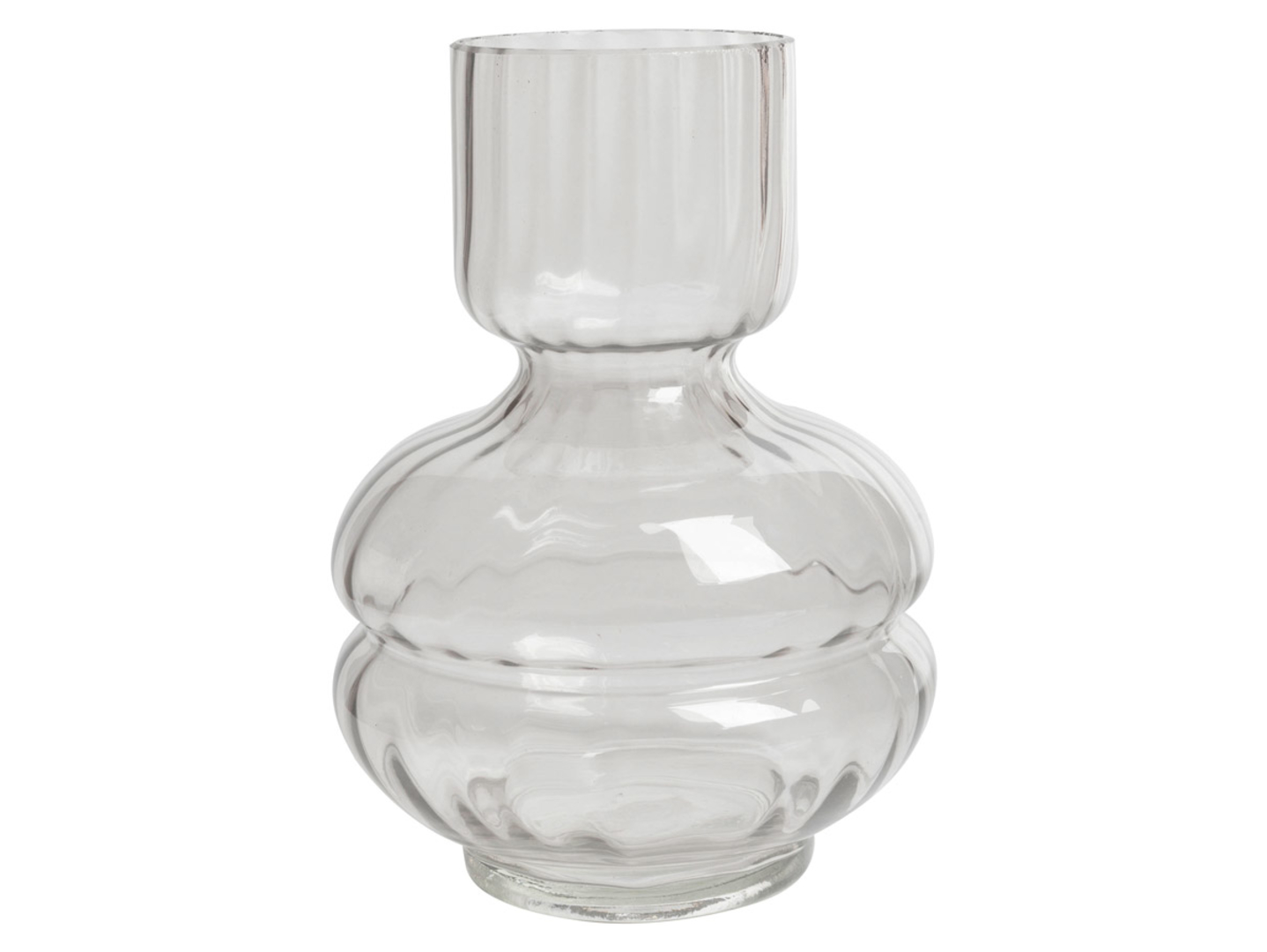 Wazon szklany 20 cm transparentny