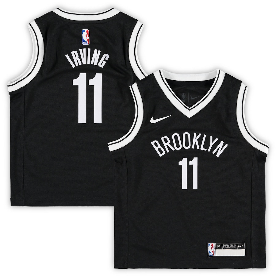 Kyrie Irving Brooklyn Nets Preschool Nike 2019/20 Jersey - Black - Icon Edition