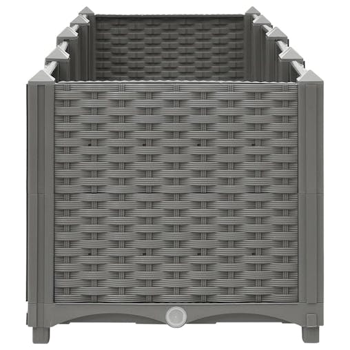 NNEVL Raised Bed 160x40x38 cm Polypropylene