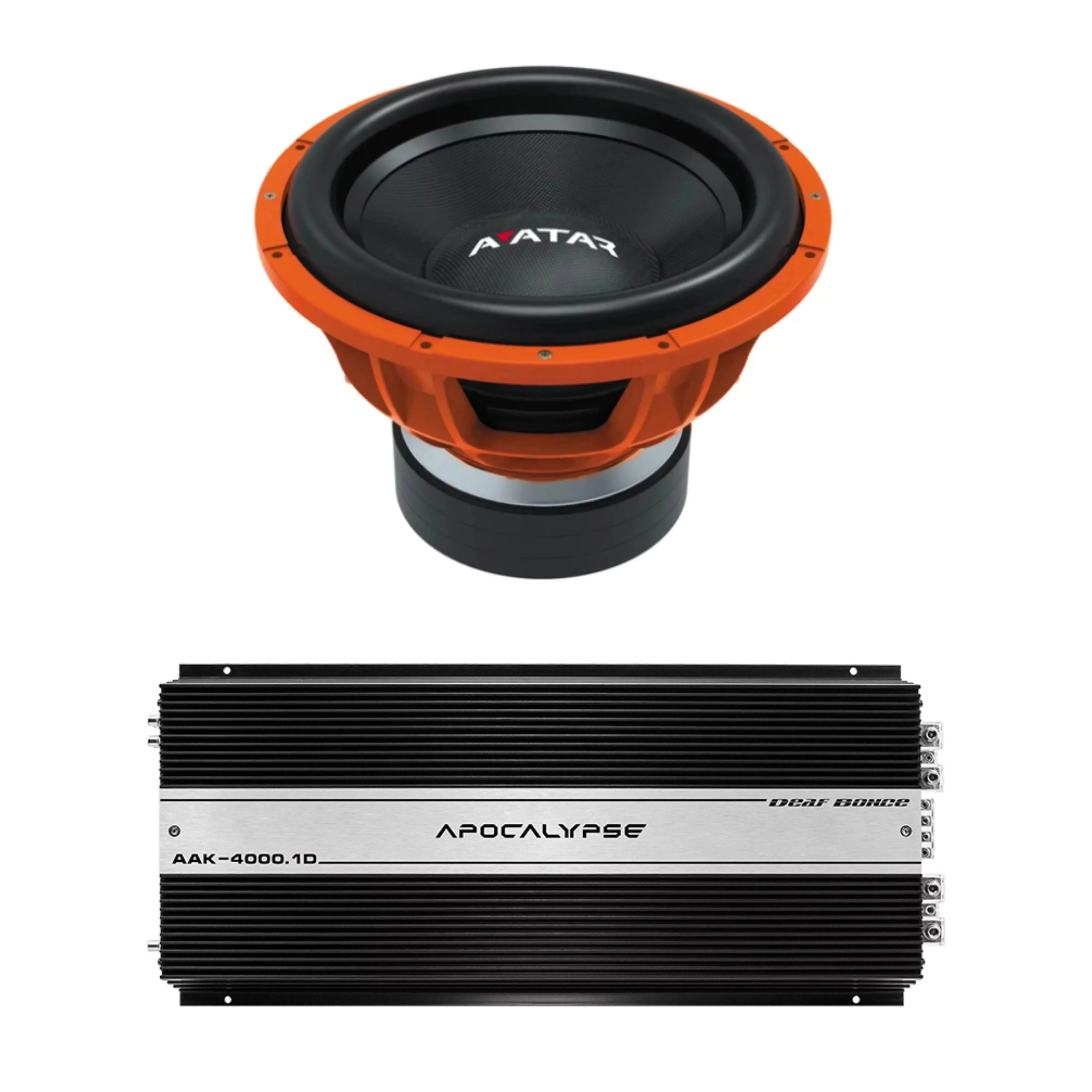 Car Audio 15 2Ohm Subwoofer STU-1546-D2&Monoblock Amp Package New