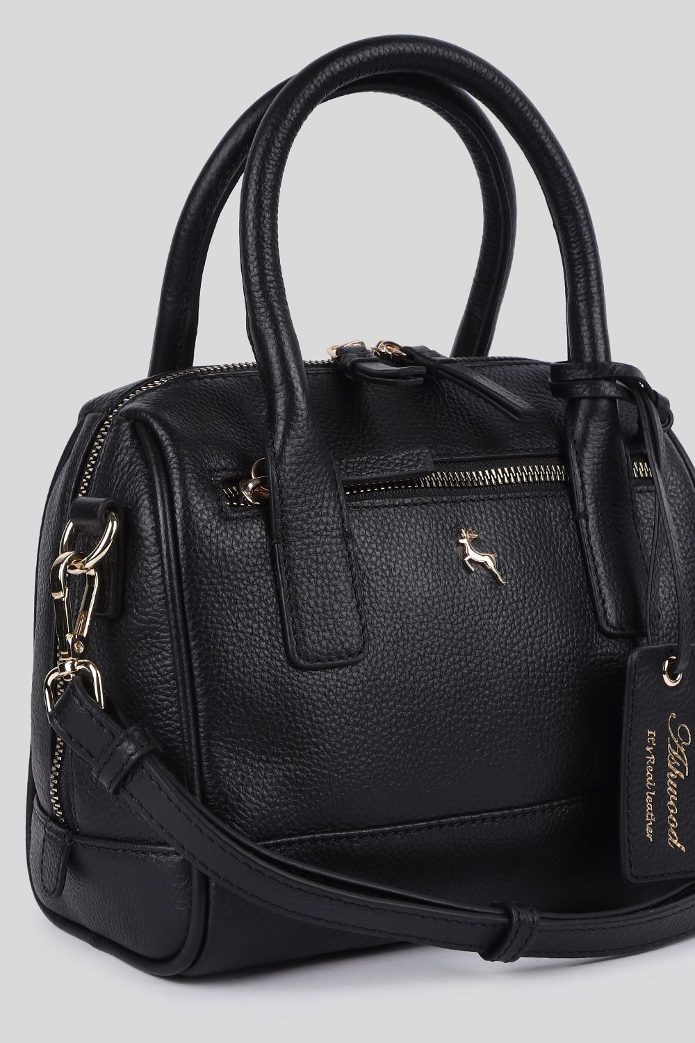 Ashwood Leather Moda Siciliana' Real Leather Tote Crossbody Bag