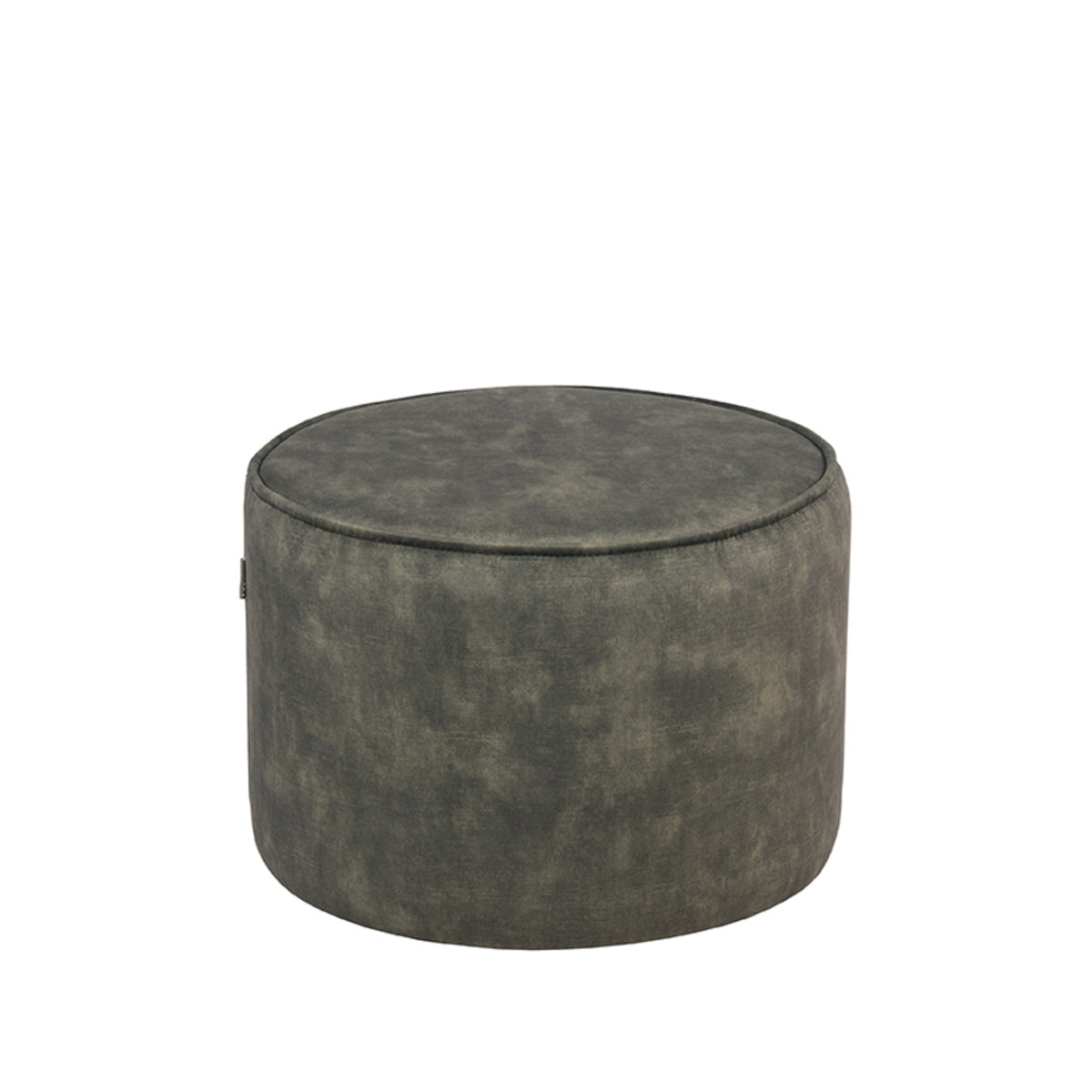 LABEL51 Poef Tibo - Groen Velvet - 55x55x40cm