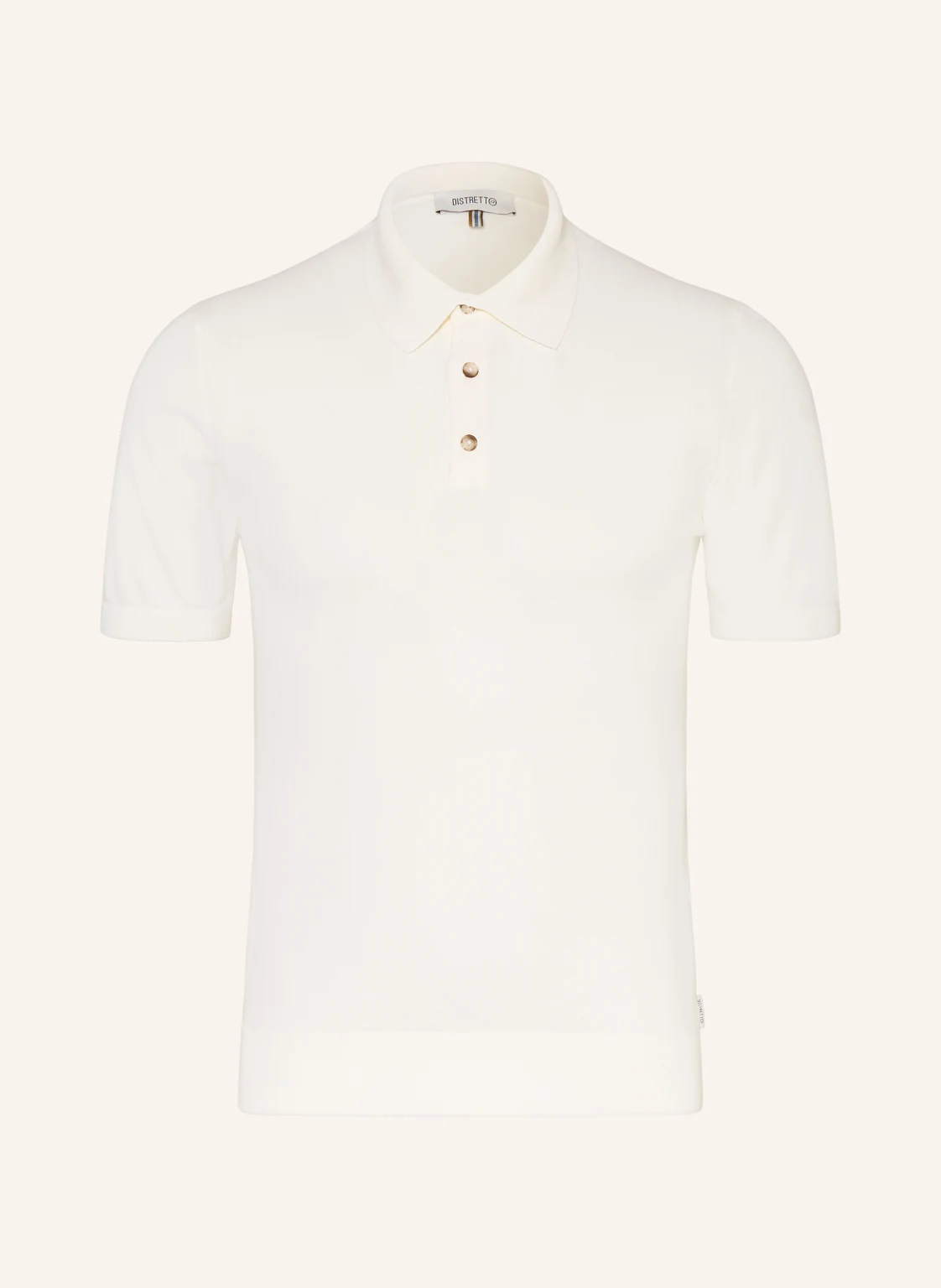 DISTRETTO 12 Strick-Poloshirt CARRARA