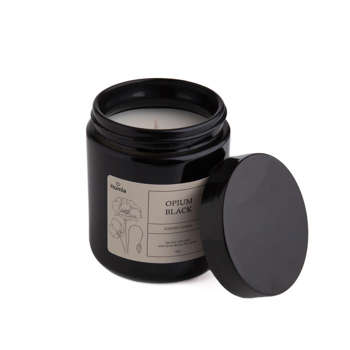 Świeca zapachowa TOFU Opium Black 190 g