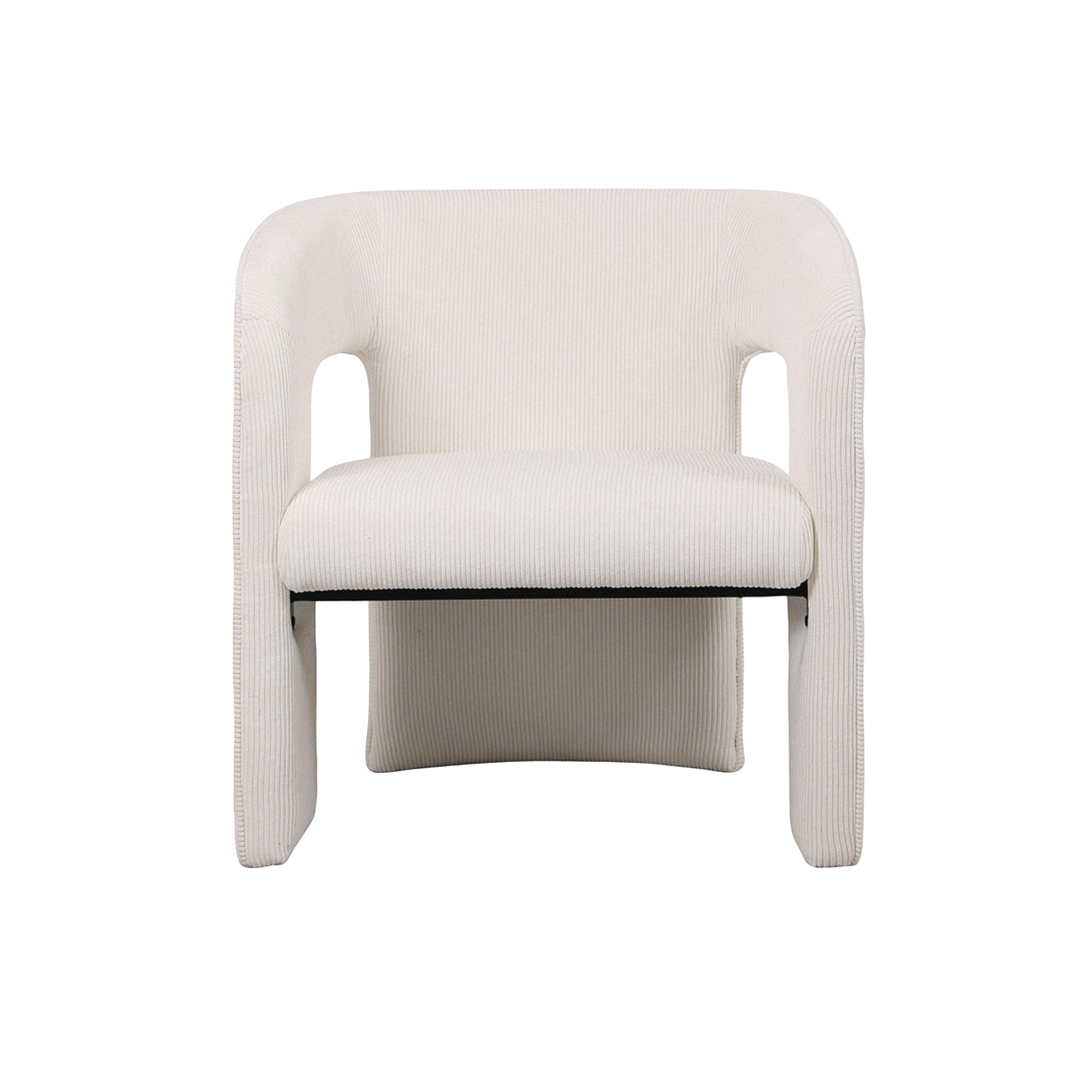 Leitmotiv stoel Vigor - wit - 66x69x73cm