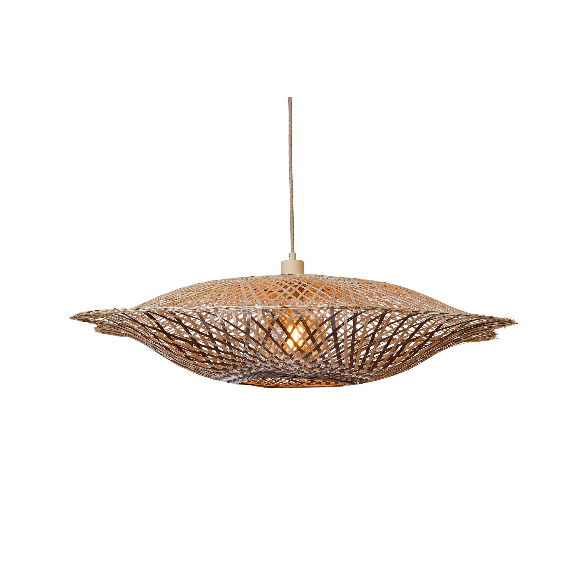 GOOD&MOJO hanglamp MADURA - bruin - Ø87cm
