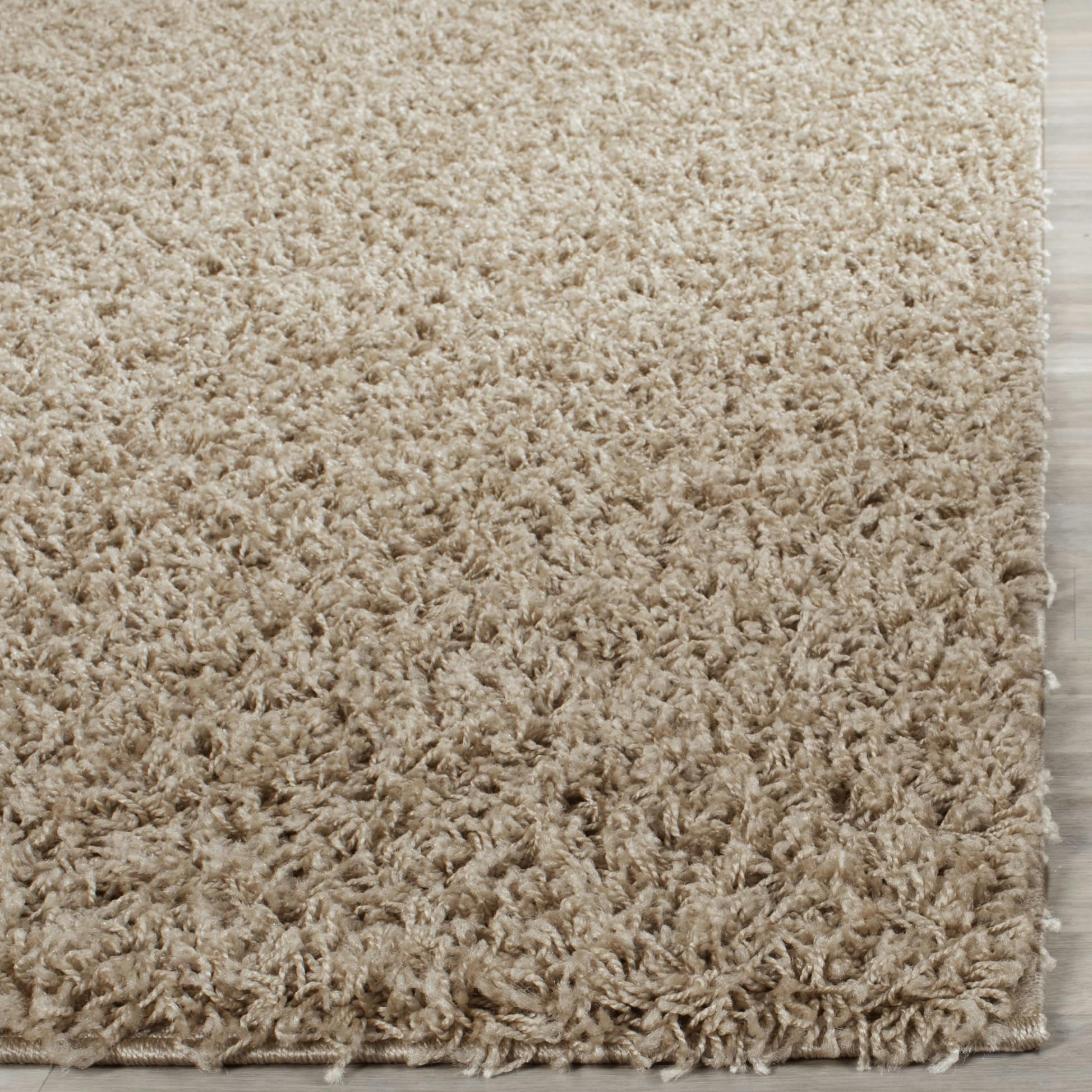 ATHENS SHAG - Tapis de salon interieur hirsute en beige, 183 x 274 cm