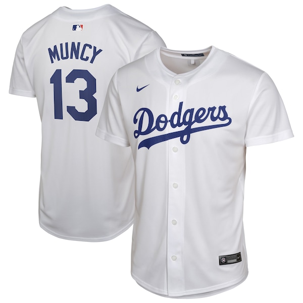 Max Muncy Los Angeles Dodgers Nike Youth Home Player Game Jersey - White