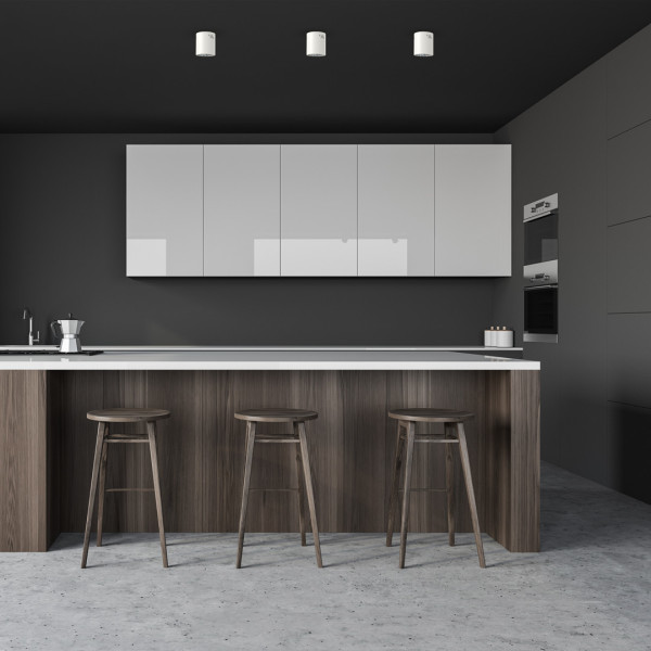 Spot okrągły biały George 1xE27x60W wym:12,5x11x11cm IP20 Milagro