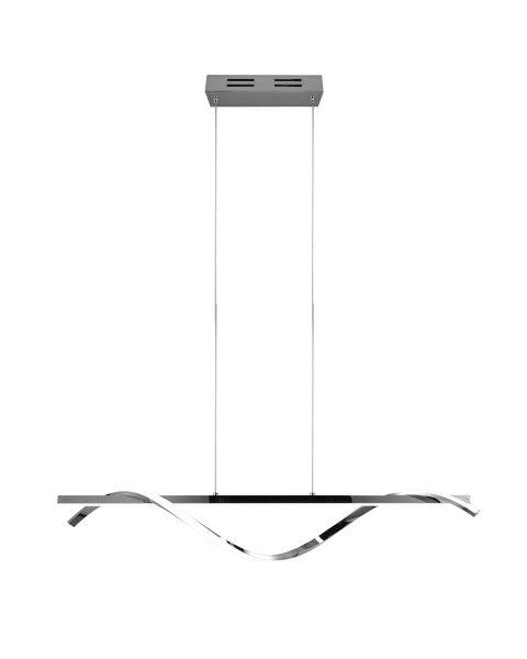 Lampa wisząca ISABEL srebrno-biała LED 2x26W Neutralna biel 3000lm RL