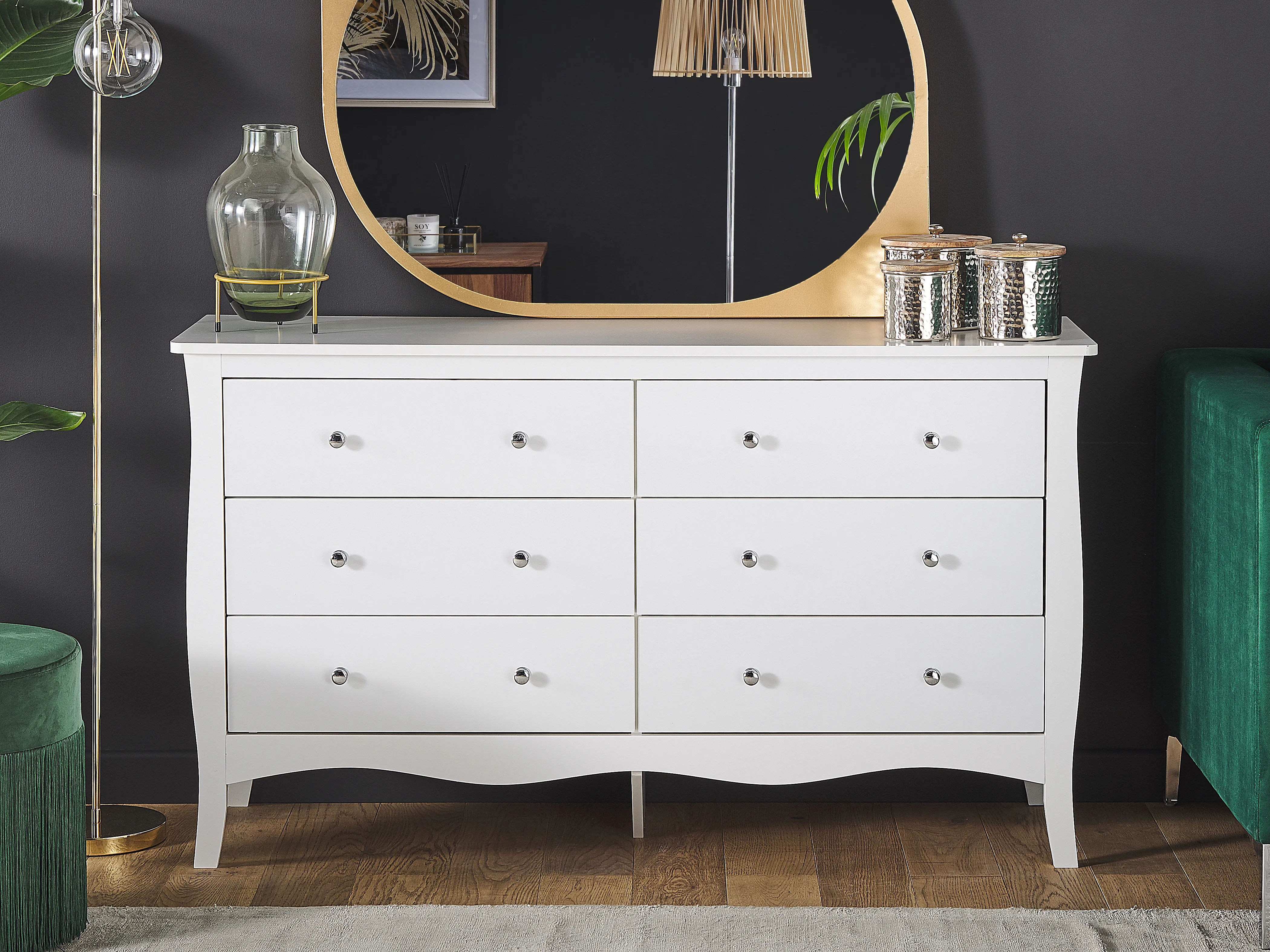 6 Drawer Chest WINCHESTER White