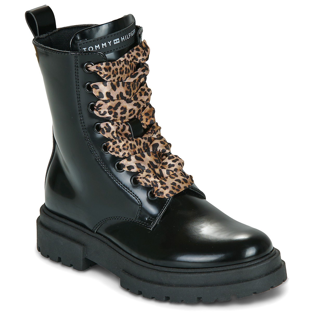 Tommy Hilfiger - KESSY - Black / Leopard