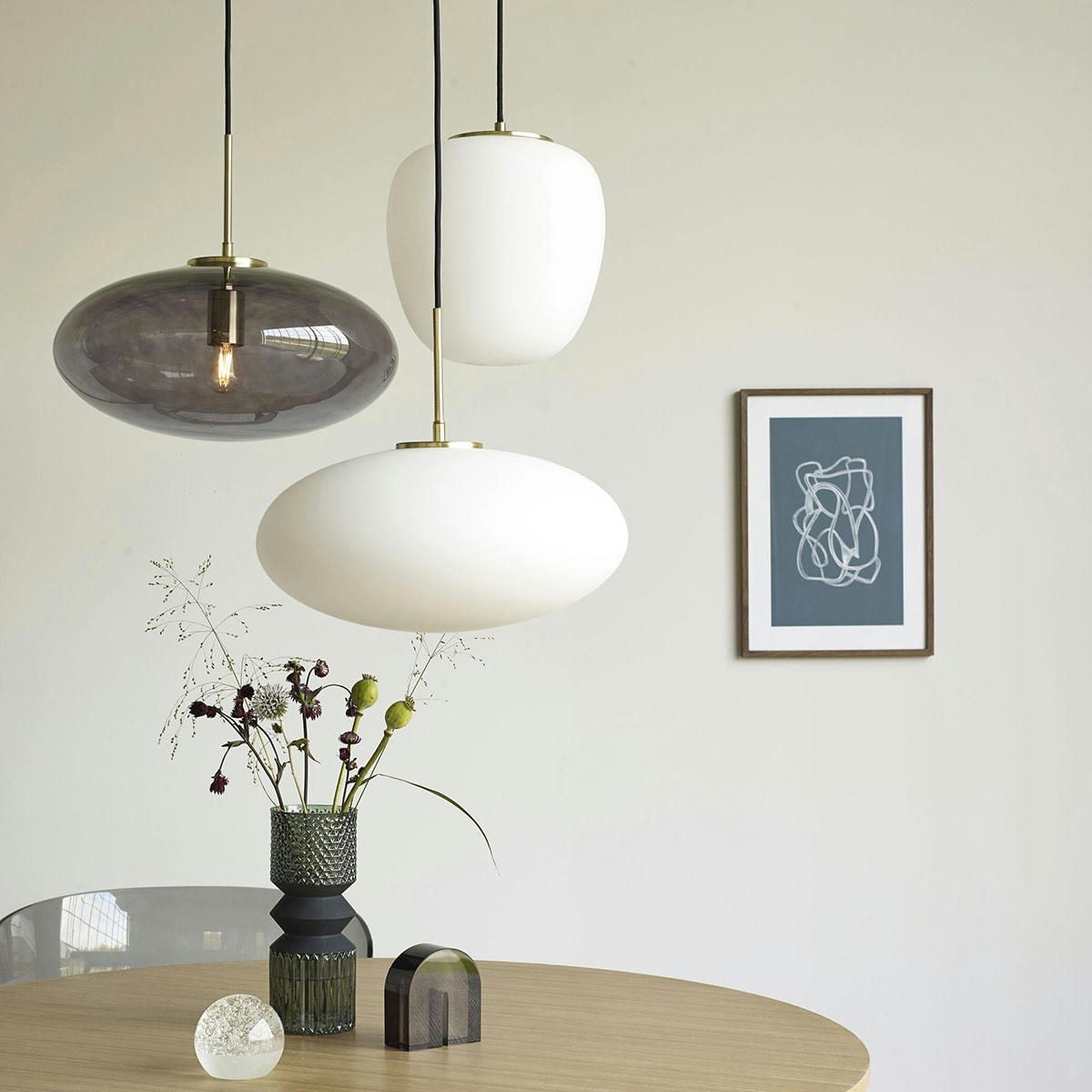 GROUND - Table à manger en ronde chêne FSC