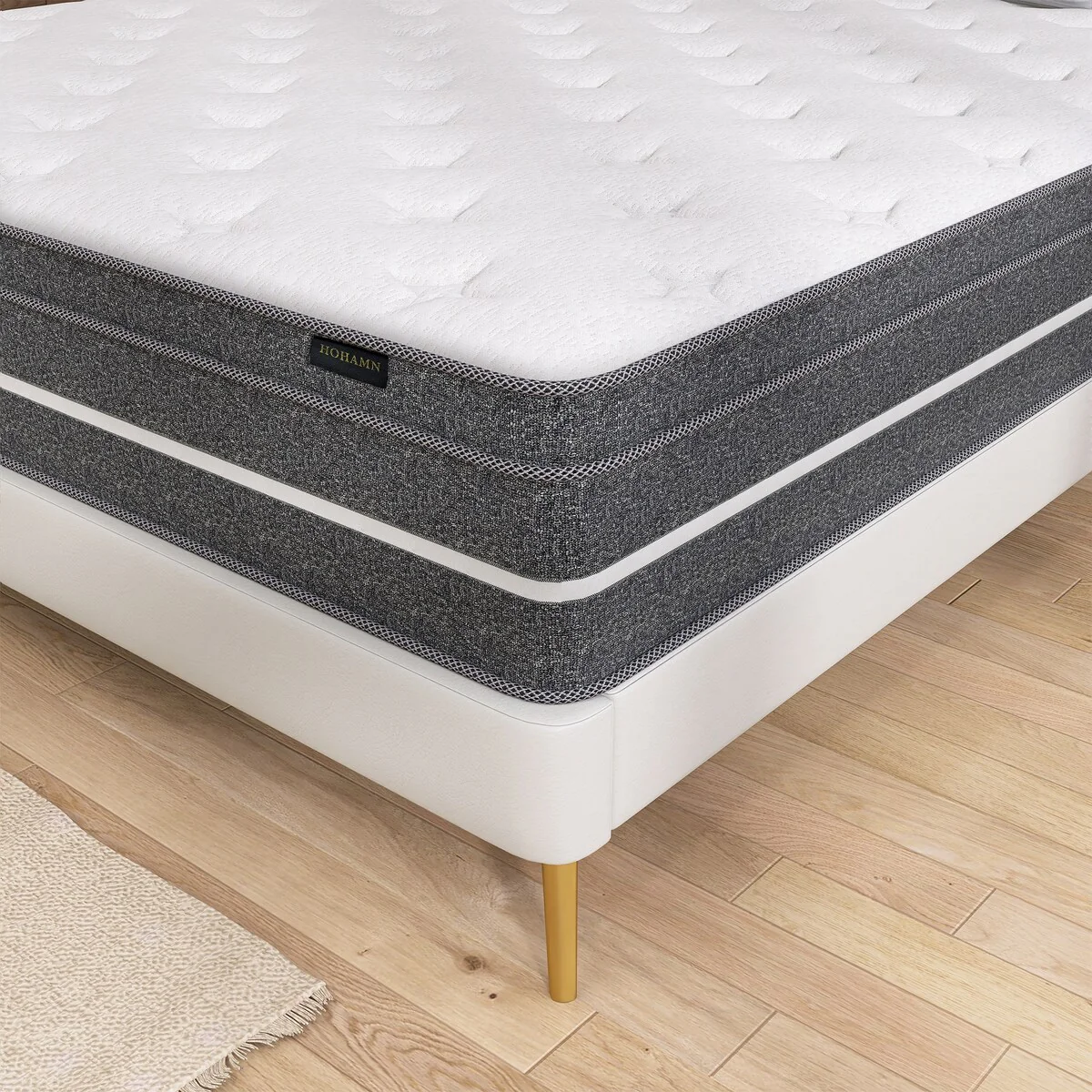 14 Inch Mattress Gel Infused Memory Foam Hybrid Pocket Coils