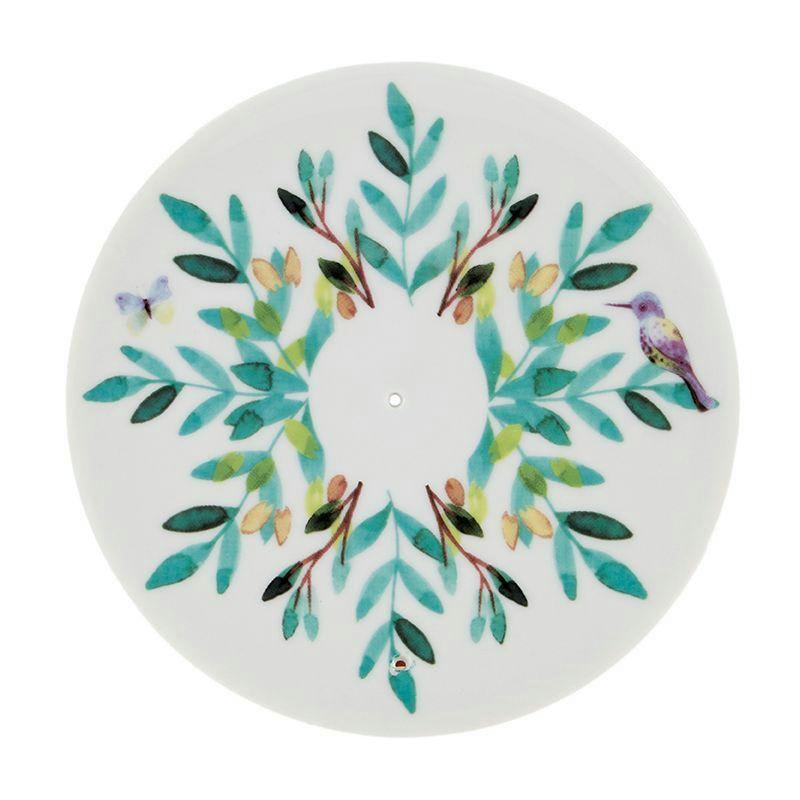 - Coupelle porte-encens en porcelaine - Aquarelle