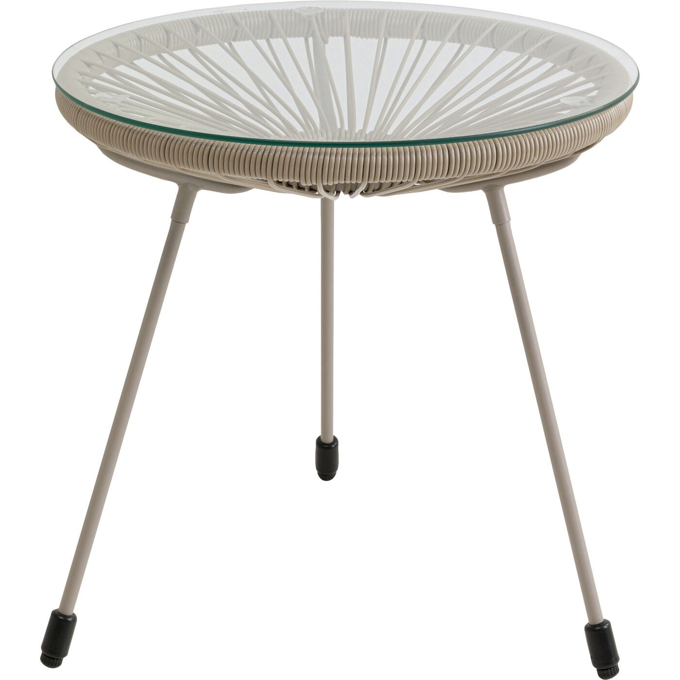 Kare Design Tuin Bijzettafel Acapulco Mono beige
