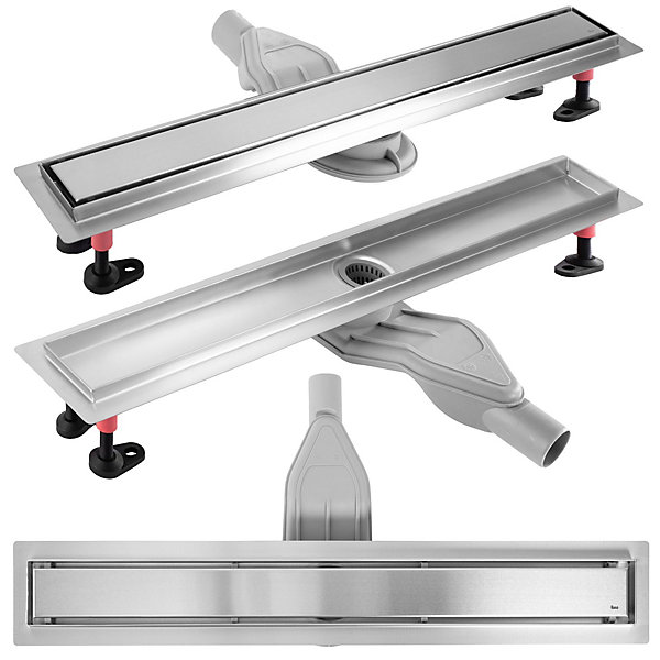 Drain Linéaire Rea Neox Superflow 800 Brush Steel