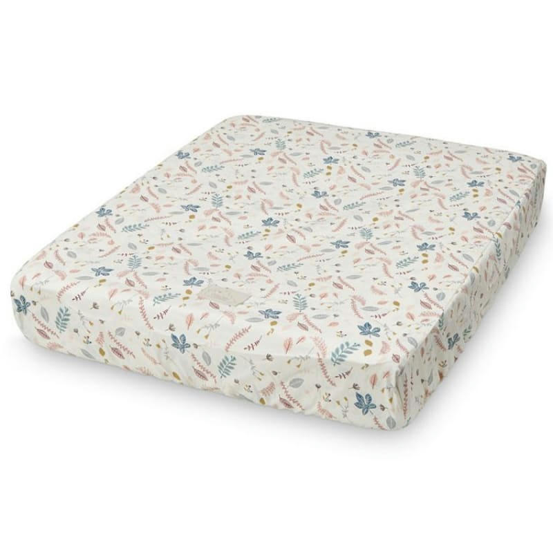 - Housse de matelas à langer Pressed Leaves rose (50 x 65 cm)