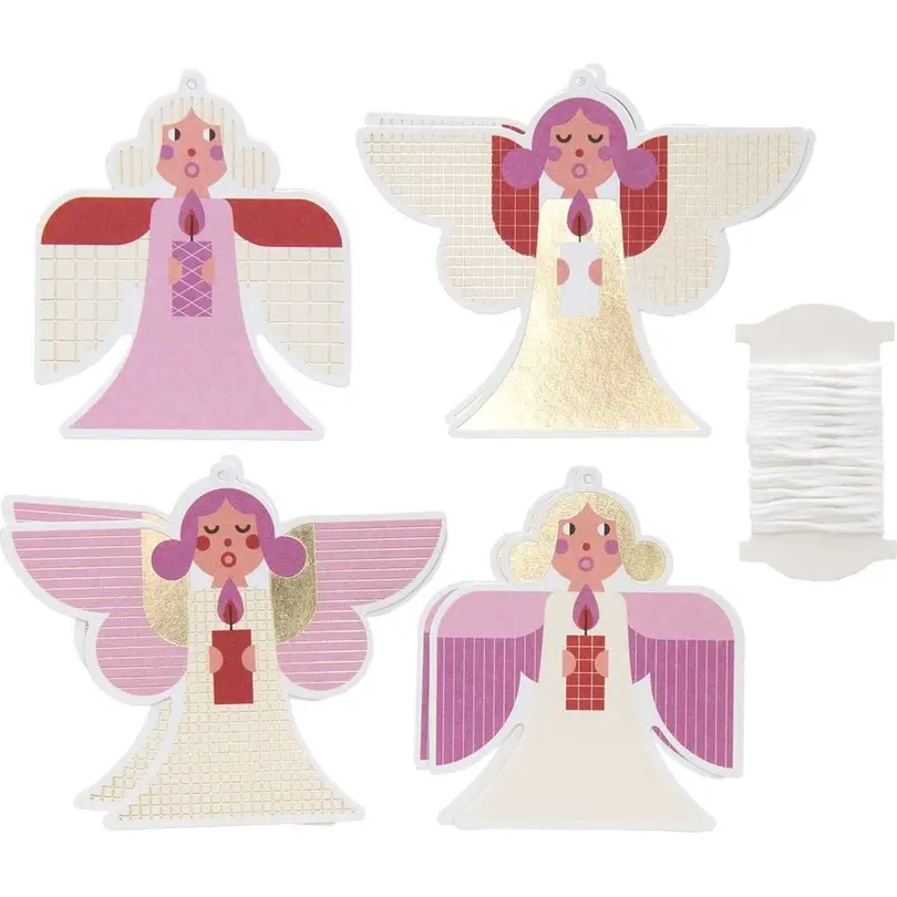 Etiketten 8er-Set Xmas