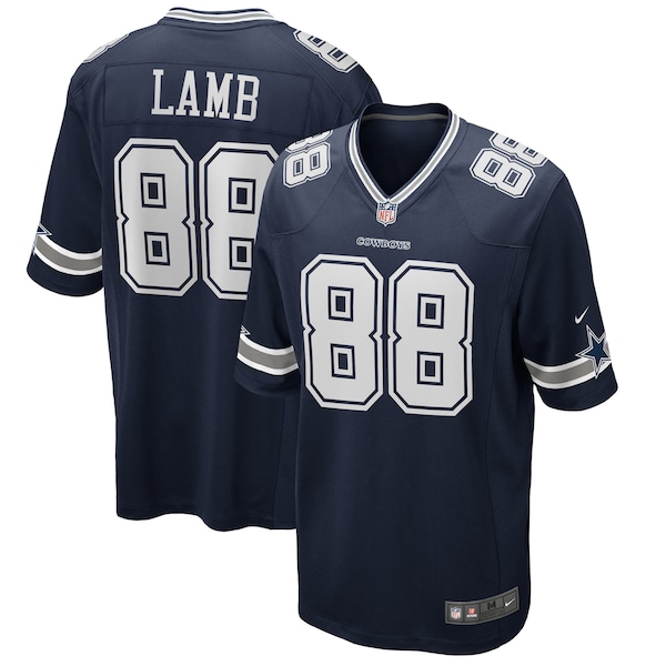 CeeDee Lamb Dallas Cowboys Nike Game Jersey - Navy/White