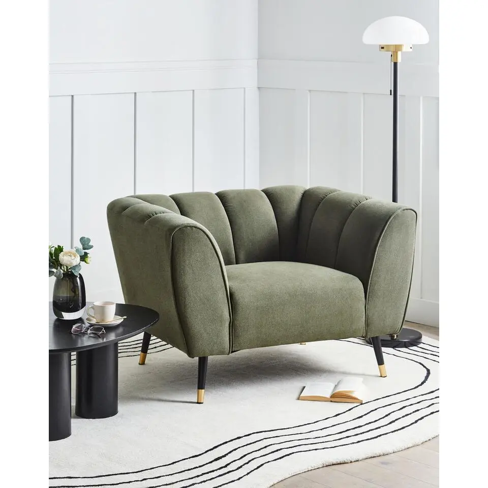 ORSTA - Fauteuil - Groen - Polyester