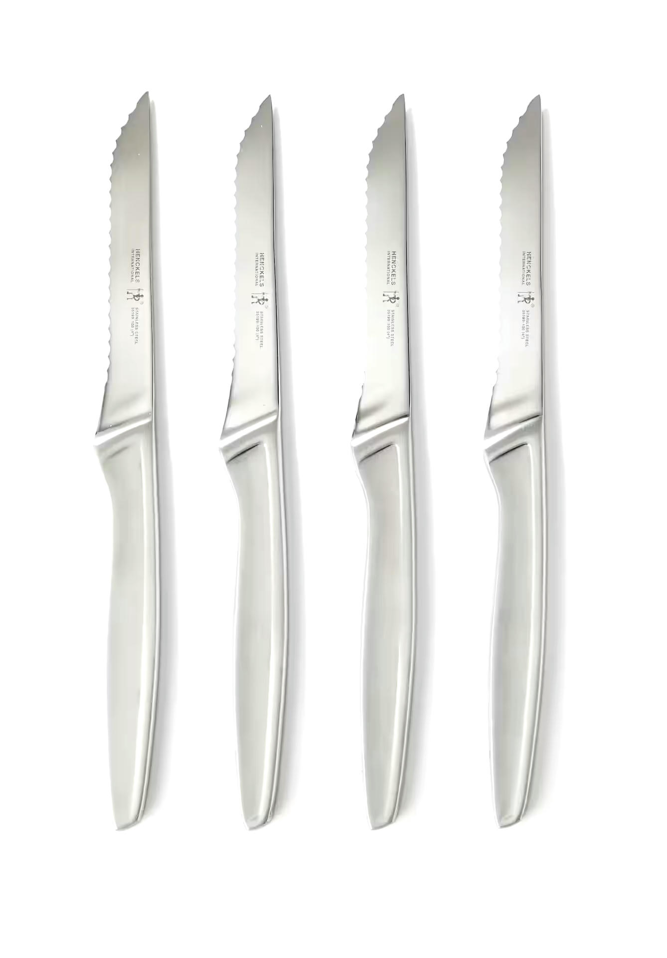 Henckels Stainless Steel Steak Knife Set, Dishwasher Safe, 4-pc
