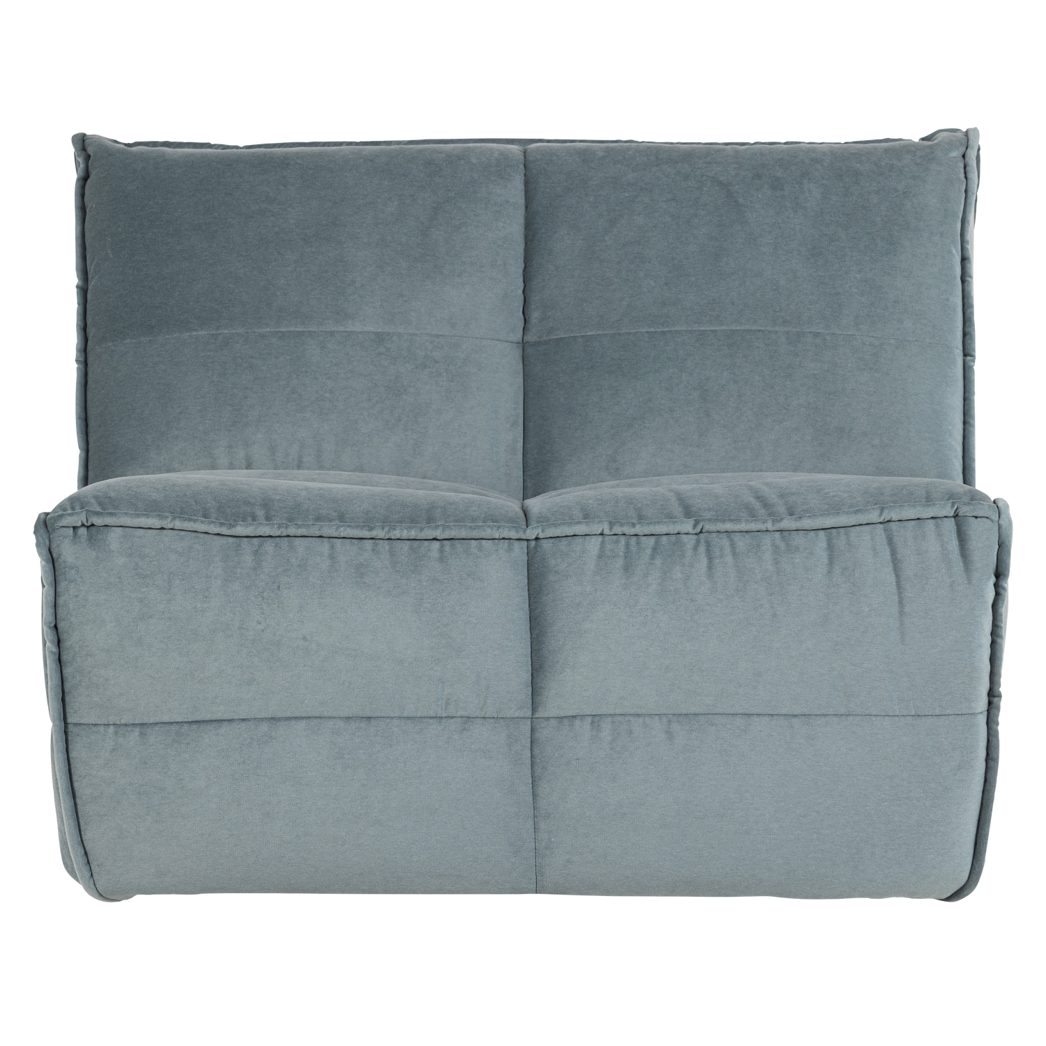 vtwonen 1-zits element Cluster - Velvet - Turquoise Blauw - 82x105x92
