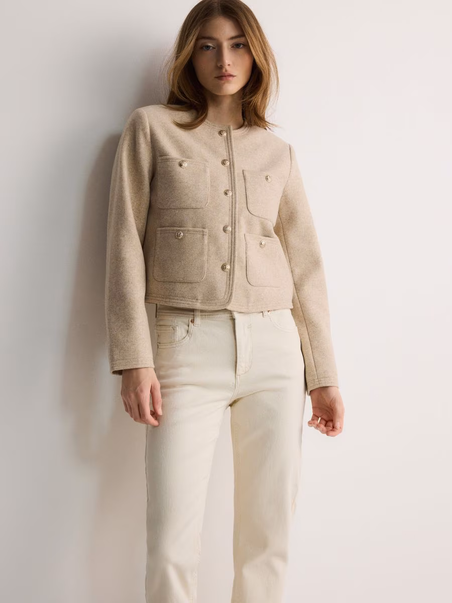 Short Jacket With Pockets