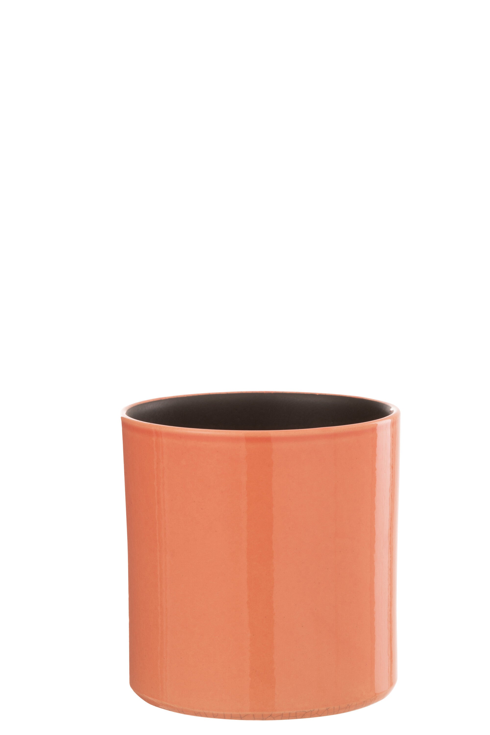 J-Line bloempot Flek - keramiek - roze - small - Ø 16.5 cm