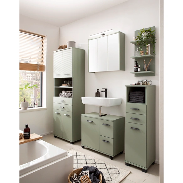 Hochschrank »Palermo«, (BxHxT): 59,8 x 180,9 x 32,6 cm, pistazie