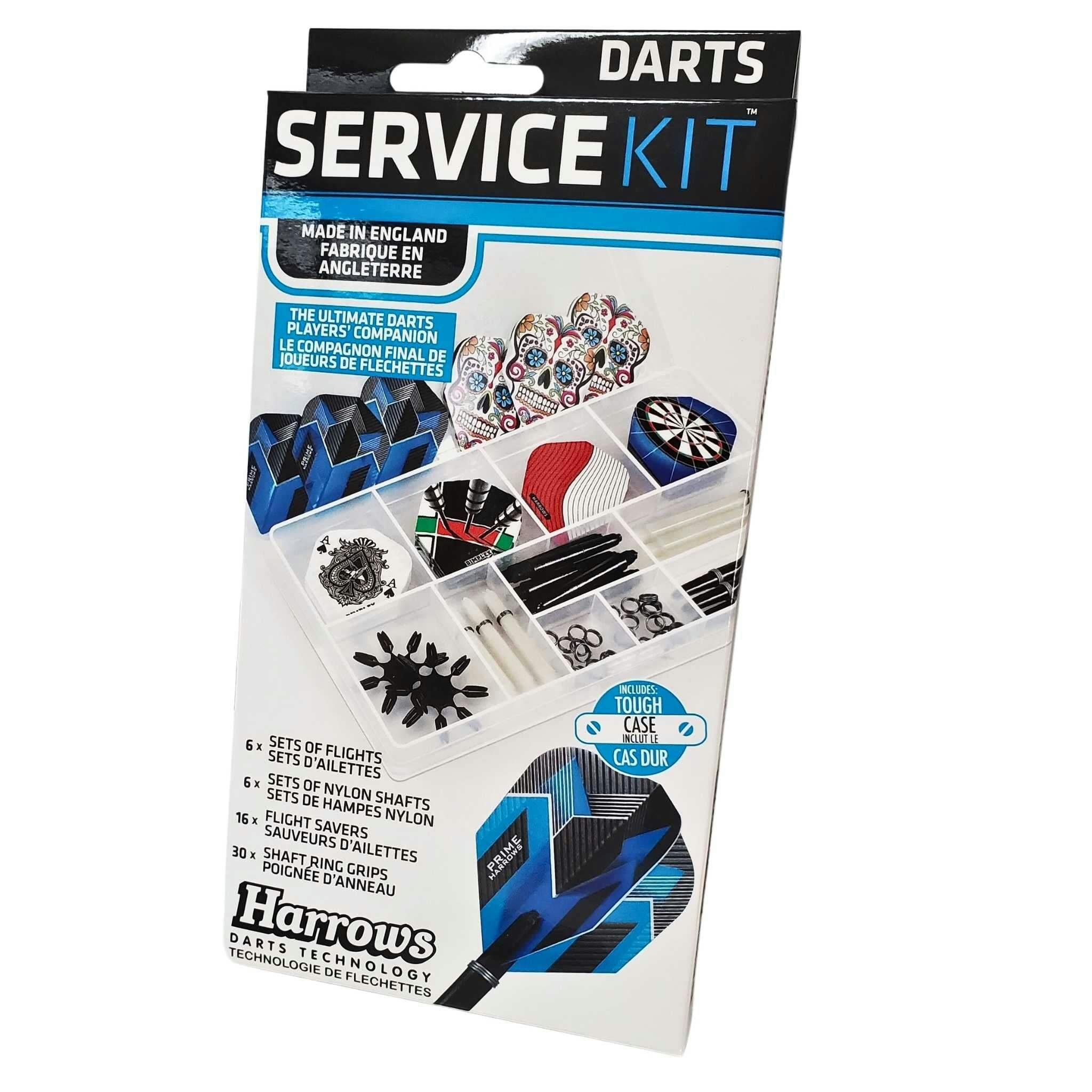 Harrows Darts Service Kit, Includes Flights, Shafts and Other Dart Accessories, 83-pc