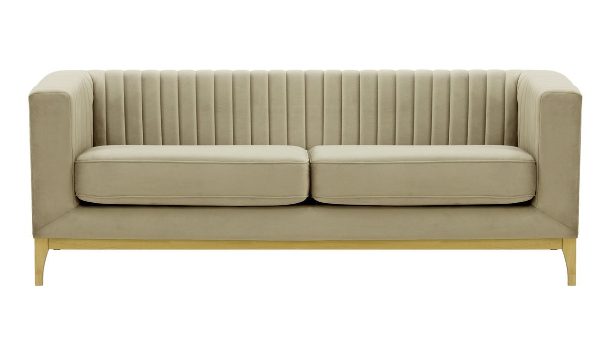 Sofa trzyosobowa Slender Wood-Velluto 3-like oak