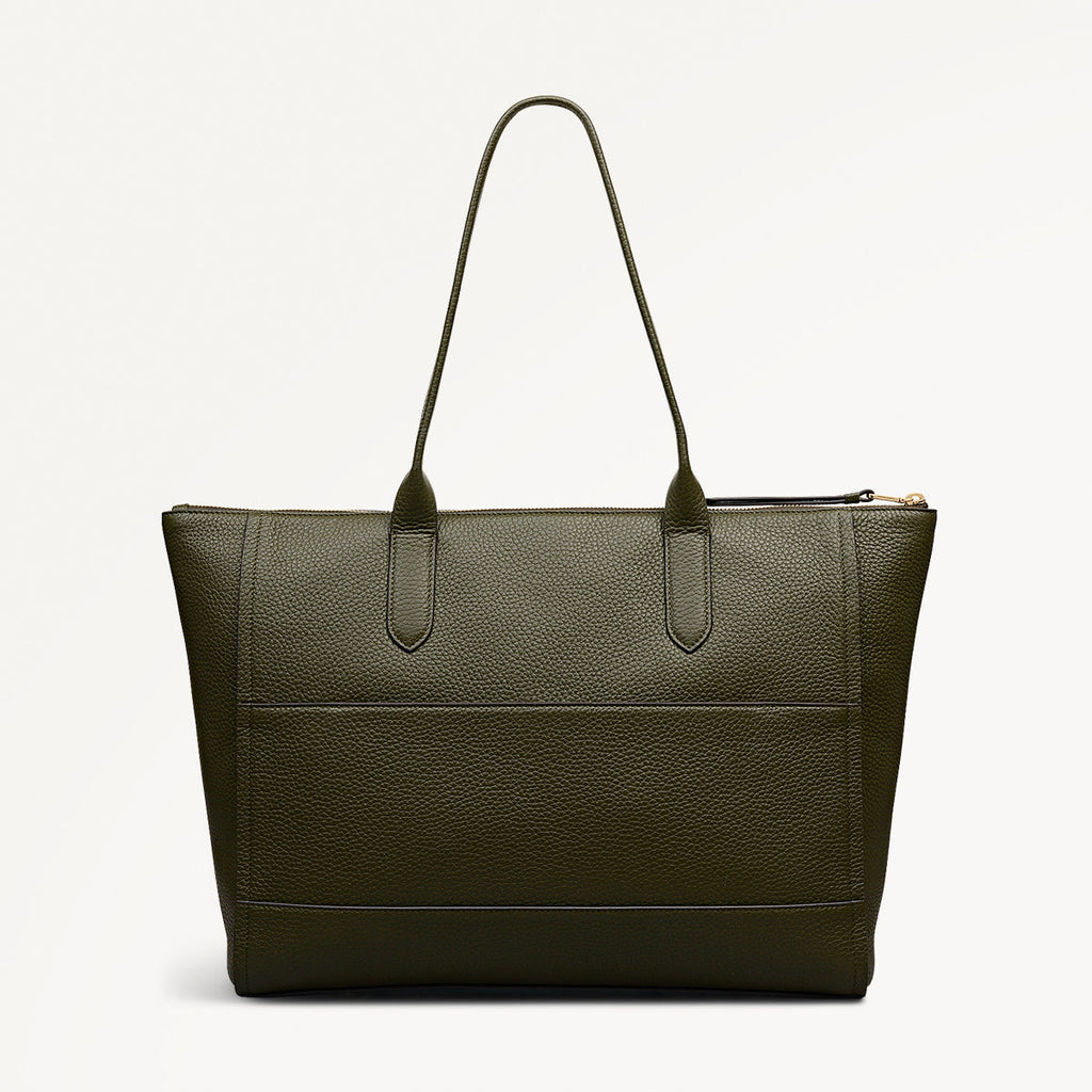 Oak Street - Medium Ziptop Tote Bag