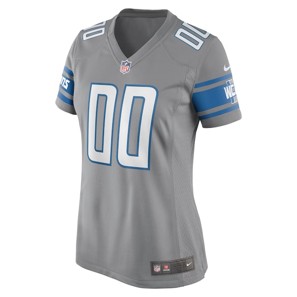 Detroit Lions Nike Women's Alternate Custom Game Jersey - Gray