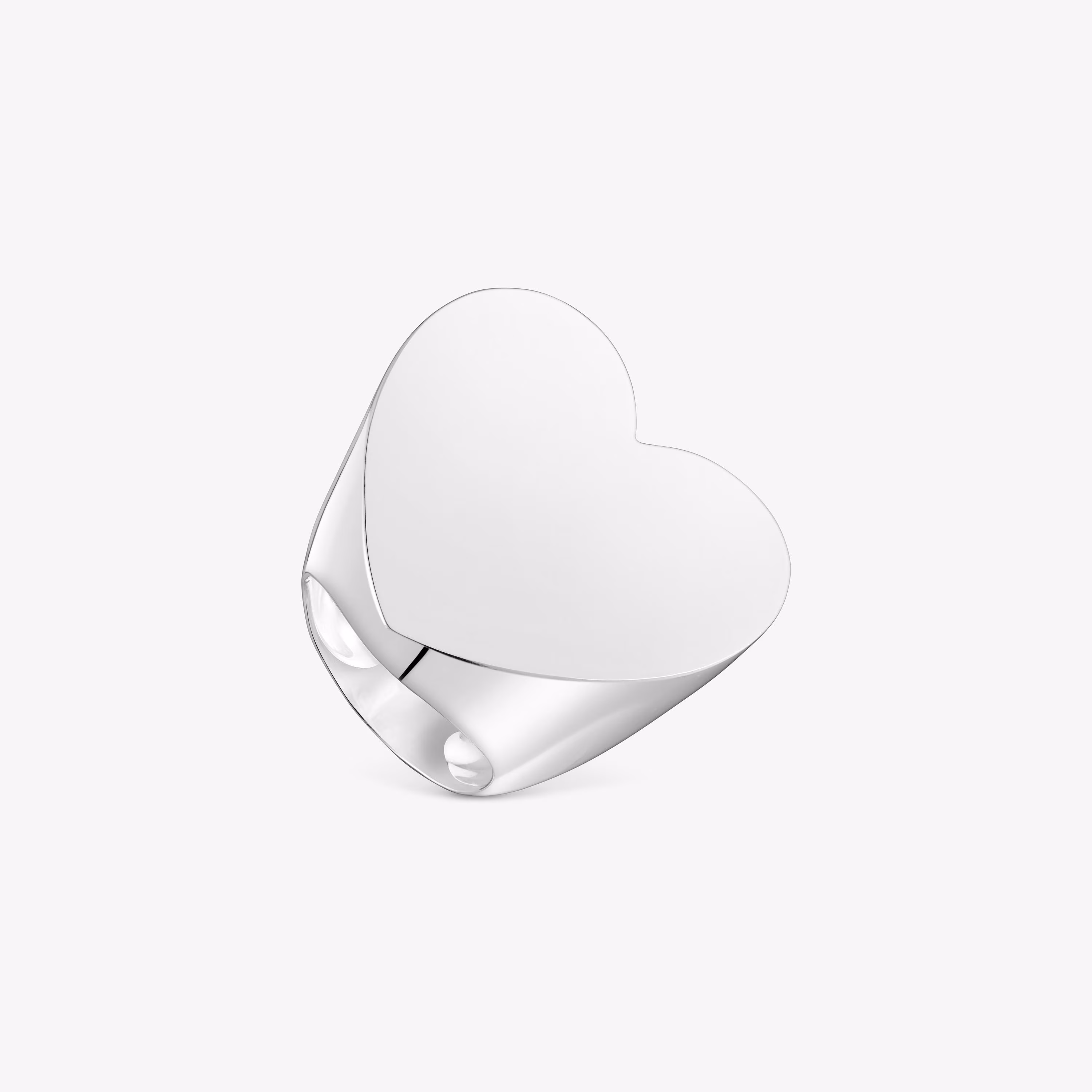 Anillo sello grande de plata corazón Sweet Dolls