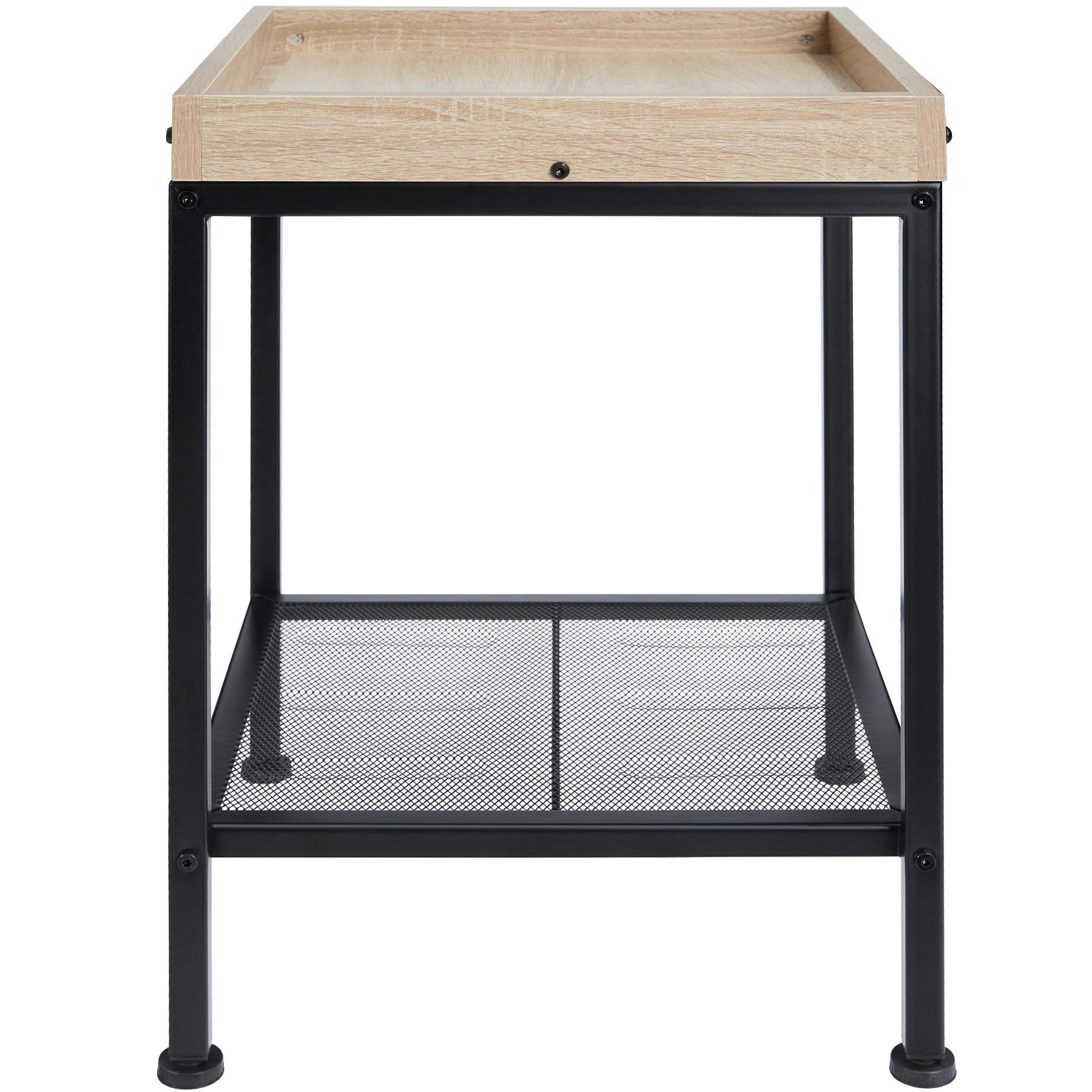 - Table d'appoint Style industriel Bois clair industriel, Chêne Sonoma