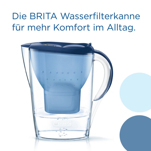 Wasserfilterkanne »Marella«, 2,4 L, blau