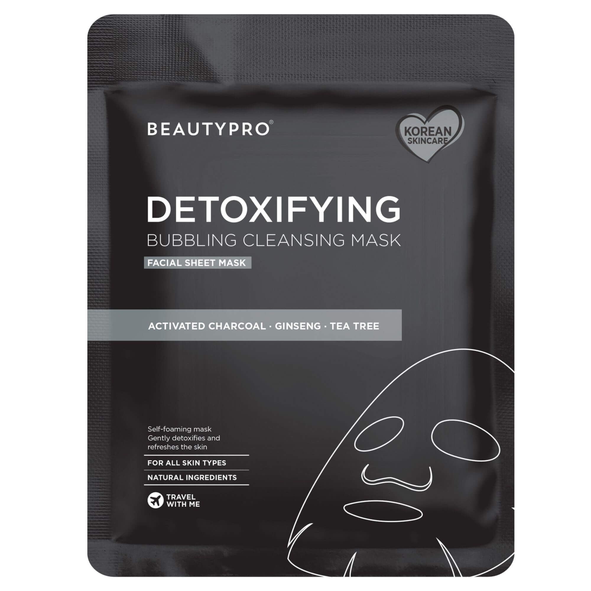 BEAUTYPRO Detoxifying Bubbling Cleansing Mask - Pack Of 4