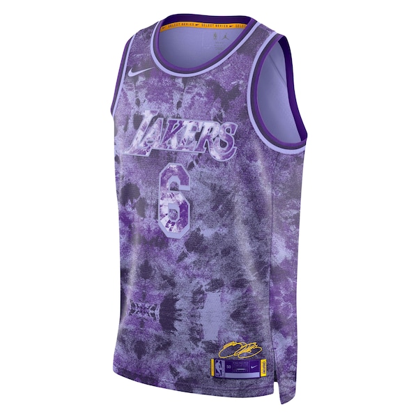 LeBron James Los Angeles Lakers Nike Unisex Select Series Swingman Jersey - Purple