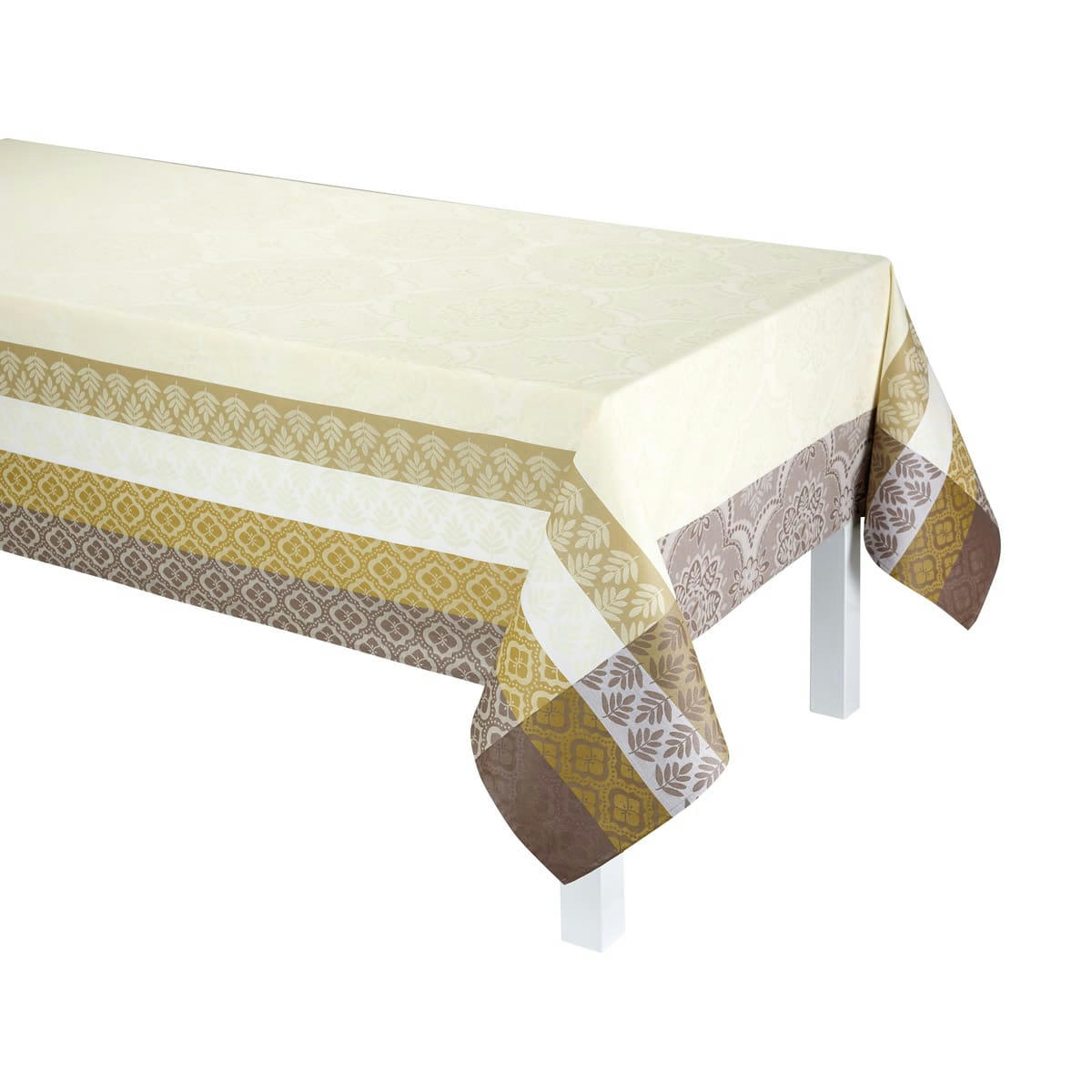 BASTIDE - Nappe en coton amande 175 x 175