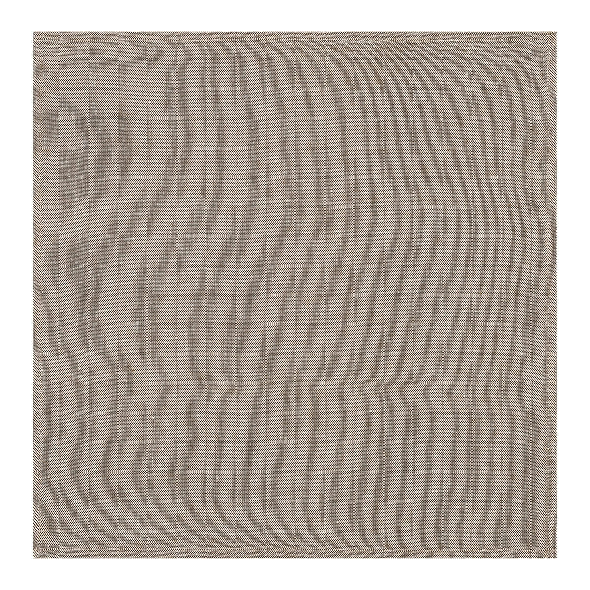 CASUAL NATTÉ - Serviette en lin noisette 52 x 52