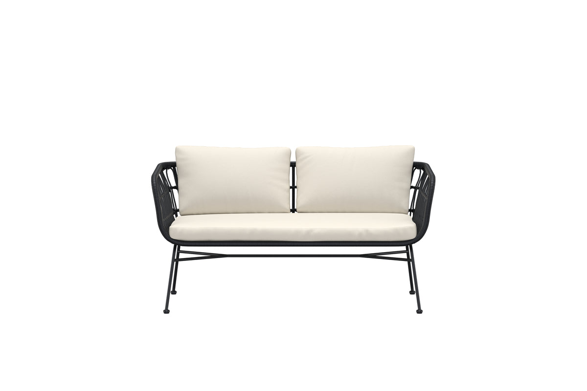 Rebellenclub tuin Hartrup Loungesofa voor - zwart