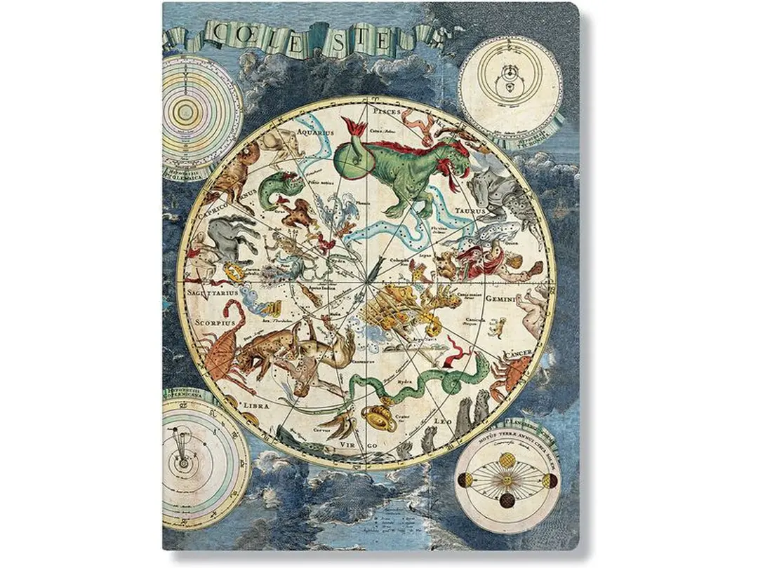 Notizbuch Himmlische Karte