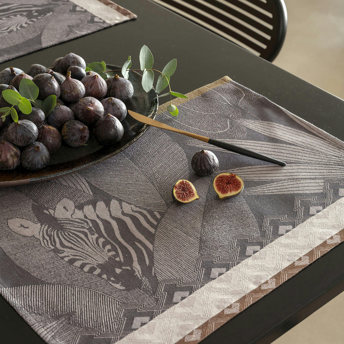 NATURE SAUVAGE - Set de table en coton elephant 50 x 36