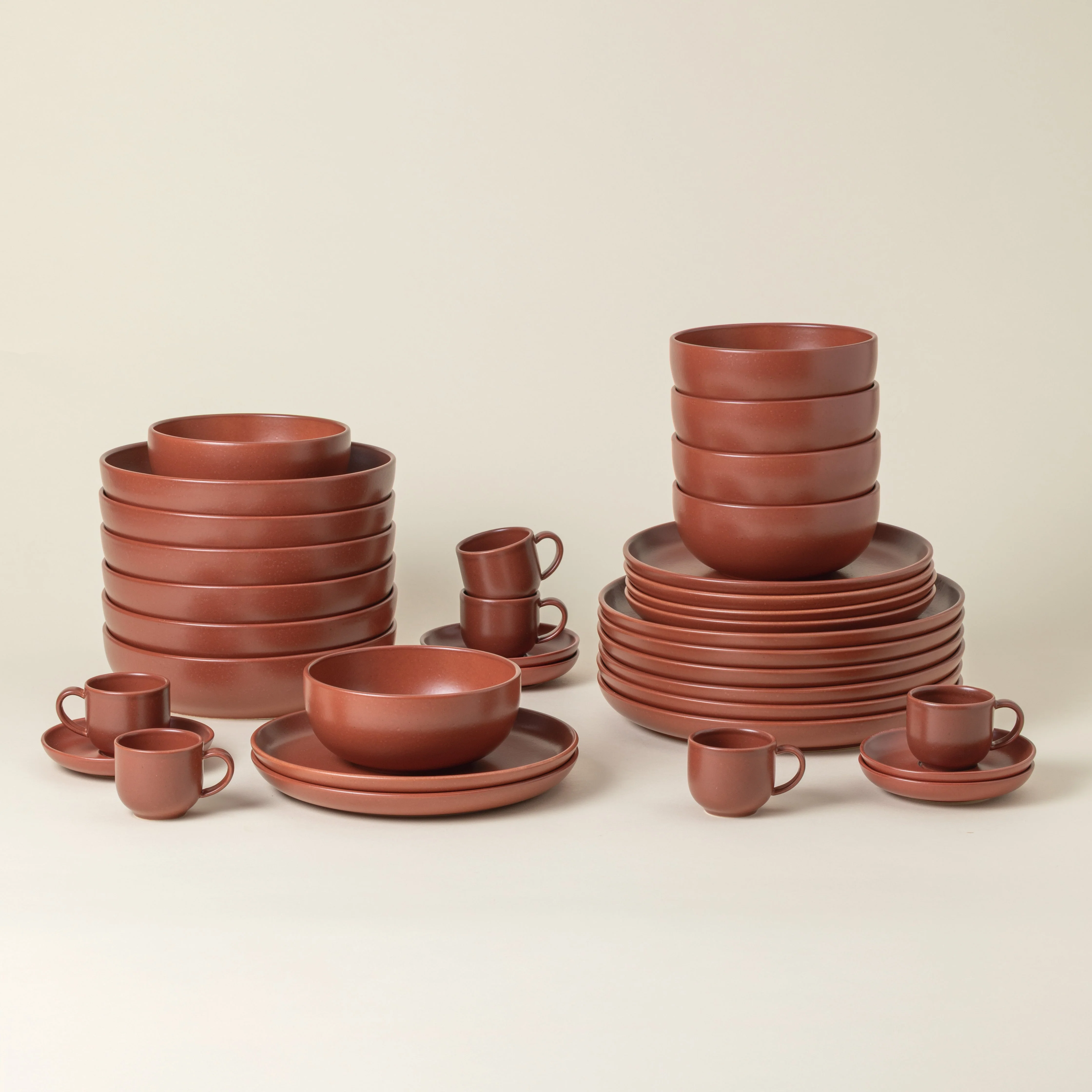 30-Piece Dinnerware Set with Coffee Cup and Saucer Pacifica, Casafina by COSTA NOVA
